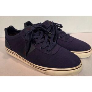 Polo Ralph Lauren Navy Canvas Sneakers Men’s Casual Shoes Size 11